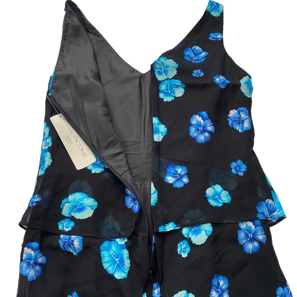 NWT Evan-Picone Floral Print V-Neck Sleeveless Dress Size 8 - Picture 12 of 14